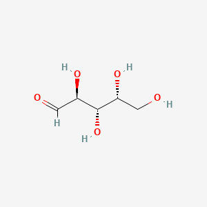 molecular formula C5H10O5 B1210031 (2S,3S,4R)-2,3,4,5-tetrahydroxypentanal CAS No. 65-42-9
