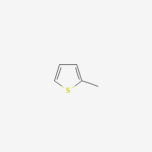molecular formula C5H6S B1210033 2-Methylthiophene CAS No. 554-14-3