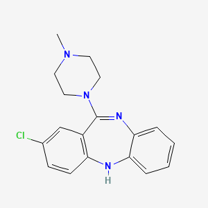 2-Chloro-11-(4-methyl-1-piperazinyl)-5H-dibenzo(b,e)(1,4)diazepine