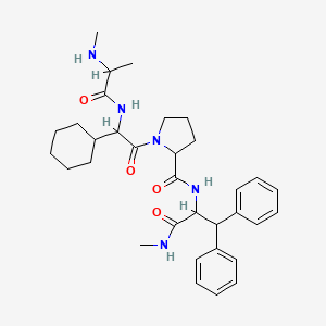 molecular formula C33H45N5O4 B12100357 MV-1-NH-Me 