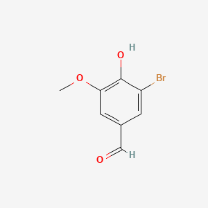 molecular formula C8H7BrO3 B1210037 5-Bromovanillin CAS No. 2973-76-4