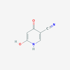 molecular formula C6H4N2O2 B121004 4-Hydroxy-6-oxo-1,6-dihydropyridine-3-carbonitrile CAS No. 146391-91-5