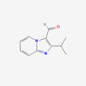 molecular formula C11H12N2O B12100434 2-Isopropylimidazo[1,2-a]pyridine-3-carbaldehyde CAS No. 898379-93-6