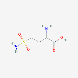 molecular formula C4H10N2O4S B1210044 2-Amino-4-sulfamoylbutanoic acid CAS No. 5450-27-1