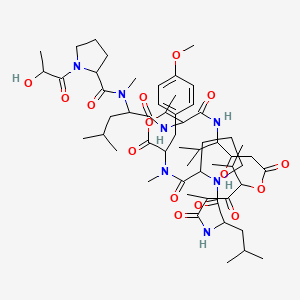 molecular formula C56H87N7O15 B1210048 Nordidemnin B 
