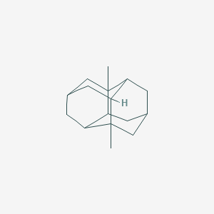 molecular formula C16H24 B12100512 1,6-Dimethylpentacyclo[7.3.1.14,12.02,7.06,11]tetradecane 