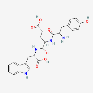 molecular formula C25H28N4O7 B12100532 H-Tyr-Glu-Trp-OH 