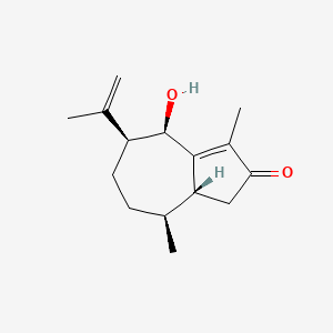 molecular formula C15H22O2 B1210058 Hydroxyisopatchoulenone CAS No. 63512-80-1