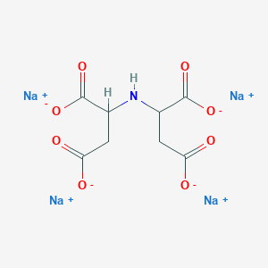 molecular formula C8H11NNaO8 B121006 tetrasodium;2-(1,2-dicarboxylatoethylamino)butanedioate CAS No. 144538-83-0