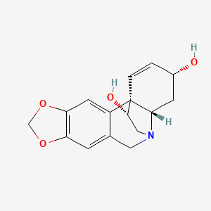 molecular formula C16H17NO4 B1210062 Hamayne CAS No. 61948-11-6