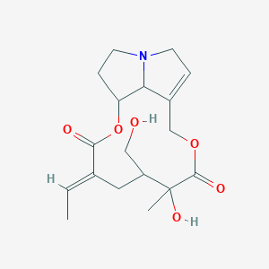 molecular formula C18H25NO6 B12100620 19-Hydroxysenecionine 
