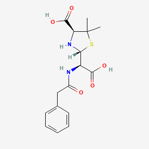 molecular formula C16H20N2O5S B1210065 青霉酸 CAS No. 87492-68-0