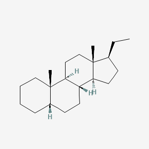molecular formula C21H36 B1210067 5β-孕烷 CAS No. 481-26-5