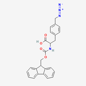 molecular formula C25H22N4O4 B12100689 N-Fmoc-4-(azidomethyl)-L-phenylalanine 