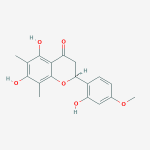 molecular formula C18H18O6 B121007 2'-Hydroxymatteucinol CAS No. 154320-34-0