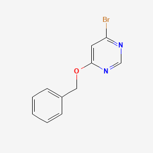 molecular formula C11H9BrN2O B12100709 4-(Benzyloxy)-6-bromopyrimidine 