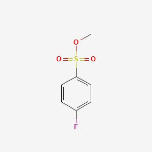 molecular formula C7H7FO3S B12100725 Methyl 4-fluorobenzene-1-sulfonate 