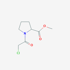 molecular formula C8H12ClNO3 B12100744 Vildagliptin Impurity 13 