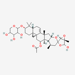 molecular formula C37H54O11 B1210075 Cimicifugoside 