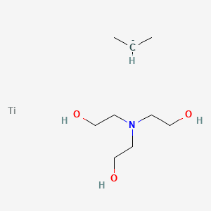 molecular formula C9H22NO3Ti- B12100772 Titanium(IV) (triethanolaminato)isopropoxide 