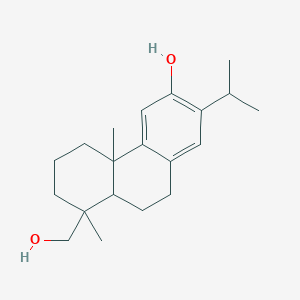 molecular formula C20H30O2 B1210080 1,2,3,4,4a,9,10,10a-Octahydro-6-hydroxy-7-isopropyl-1,4a-dimethyl-1-phenanthrenemethanol CAS No. 6298-23-3