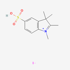 molecular formula C12H16INO3S B12100894 1,2,3,3-Tetramethyl-5-sulfo-3H-indol-1-ium iodide CAS No. 644979-02-2