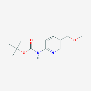 molecular formula C12H18N2O3 B12100969 Tert-butyl 5-(methoxymethyl)pyridin-2-ylcarbamate 