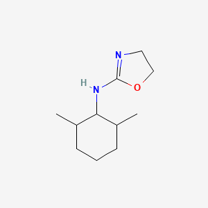 molecular formula C11H20N2O B1210099 n-(2,6-Dimethylcyclohexyl)-4,5-dihydro-1,3-oxazol-2-amine CAS No. 24217-08-1