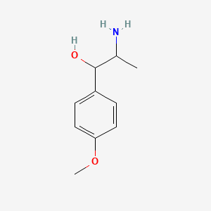 molecular formula C10H15NO2 B12101067 2-Amino-1-(4-methoxyphenyl)propan-1-ol 