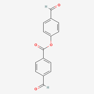 molecular formula C15H10O4 B12101078 4-Formylphenyl 4'-formylbenzoate 