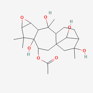 molecular formula C22H34O7 B1210109 Rhodojaponin II CAS No. 26116-89-2