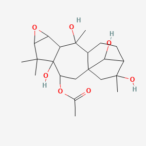 molecular formula C22H34O7 B1210109 Rhodojaponin-II CAS No. 26116-89-2