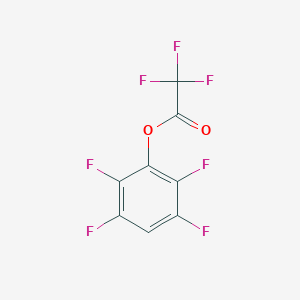 molecular formula C8HF7O2 B121011 2,3,5,6-Tetrafluorophenyl trifluoroacetate CAS No. 142685-25-4
