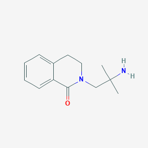 molecular formula C13H18N2O B12101127 2-(2-amino-2-methylpropyl)-3,4-dihydroisoquinolin-1(2H)-one 