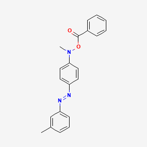 N-Benzoyloxy-3'-methyl-4-methylaminoazobenzene