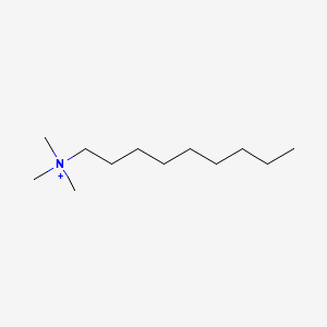 molecular formula C12H28N+ B1210114 Nonyltrimethylammonium CAS No. 35819-23-9
