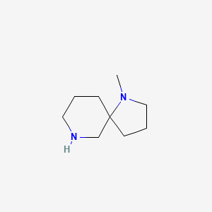 molecular formula C9H18N2 B12101147 1-Methyl-1,7-diazaspiro[4.5]decane 