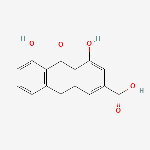molecular formula C15H10O5 B1210117 Rheinanthrone CAS No. 480-09-1