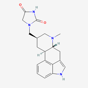 molecular formula C19H22N4O2 B1210123 1-(6-Methylergoline-8-yl)hydantoin CAS No. 95688-34-9