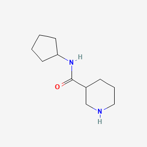 molecular formula C11H20N2O B12101241 N-cyclopentylpiperidine-3-carboxamide 