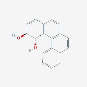molecular formula C18H14O2 B1210125 (1s,2s)-1,2-Dihydrobenzo[c]phenanthrene-1,2-diol CAS No. 73093-22-8
