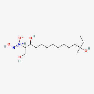 molecular formula C15H32N2O5 B12101280 Nitrosostromelin 