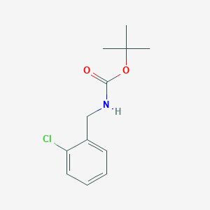 molecular formula C12H16ClNO2 B12101366 tert-butyl N-[(2-chlorophenyl)methyl]carbamate 