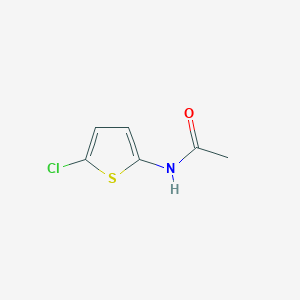 molecular formula C6H6ClNOS B12101374 N-(5-chlorothiophen-2-yl)acetamide CAS No. 42152-55-6