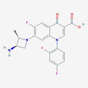 molecular formula C20H16F3N3O3 B121014 Cetefloxacin CAS No. 141725-88-4