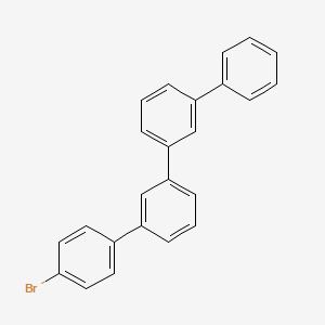 molecular formula C24H17Br B12101400 4-Bromo-m-quaterphenyl 