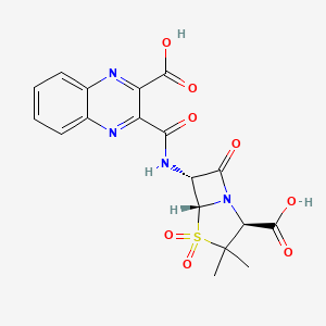 B1210141 Quinacillin sulfone CAS No. 76788-82-4