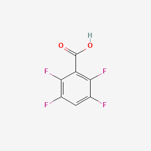 molecular formula C7H2F4O2 B1210148 2,3,5,6-Tetrafluorobenzoic acid CAS No. 652-18-6