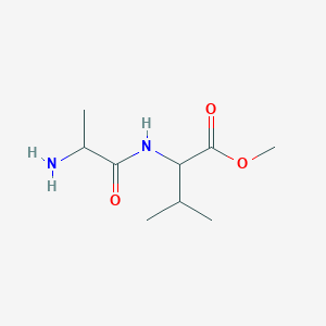 molecular formula C9H18N2O3 B12101509 L-Valine, L-alanyl-, methyl ester 