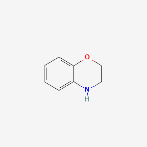 molecular formula C8H9NO B1210151 3,4-Dihydro-2H-1,4-benzoxazine CAS No. 5735-53-5